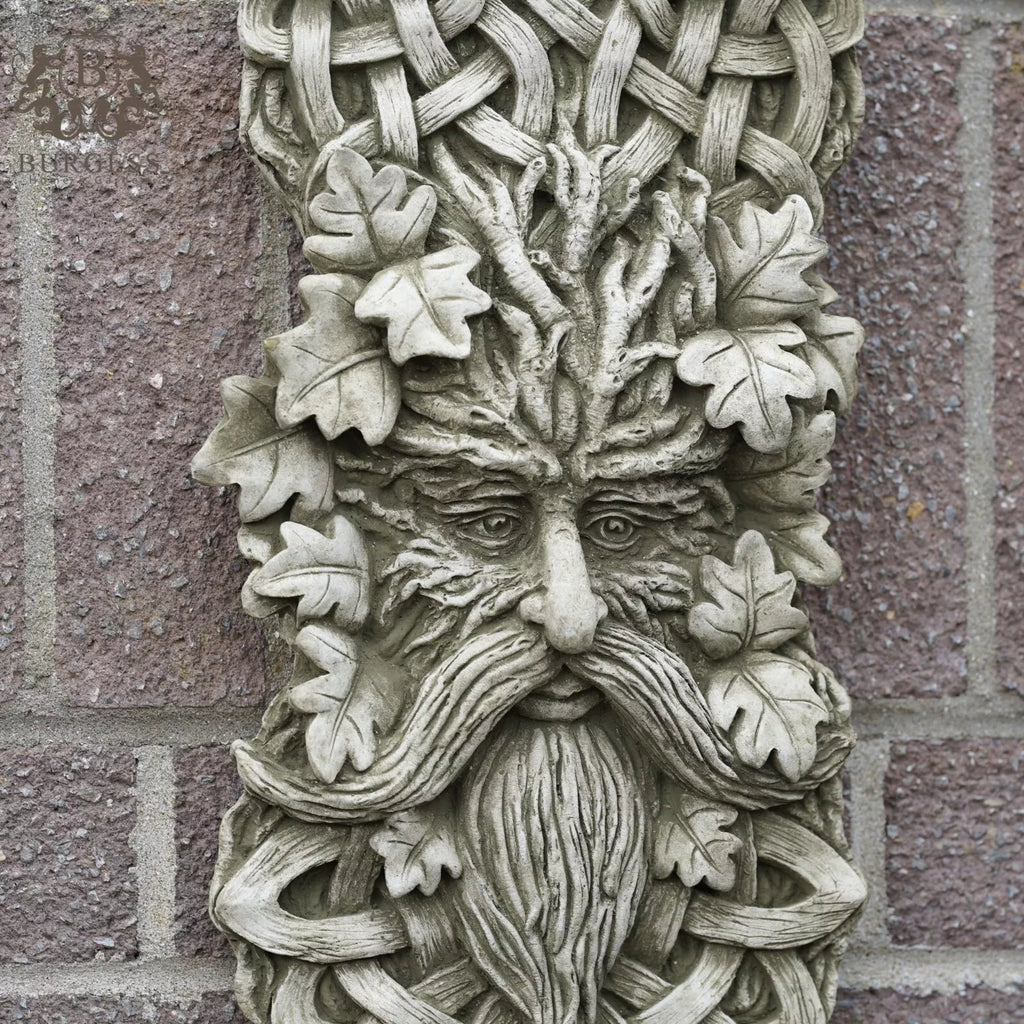 Celtic Greenman Stone Plaque