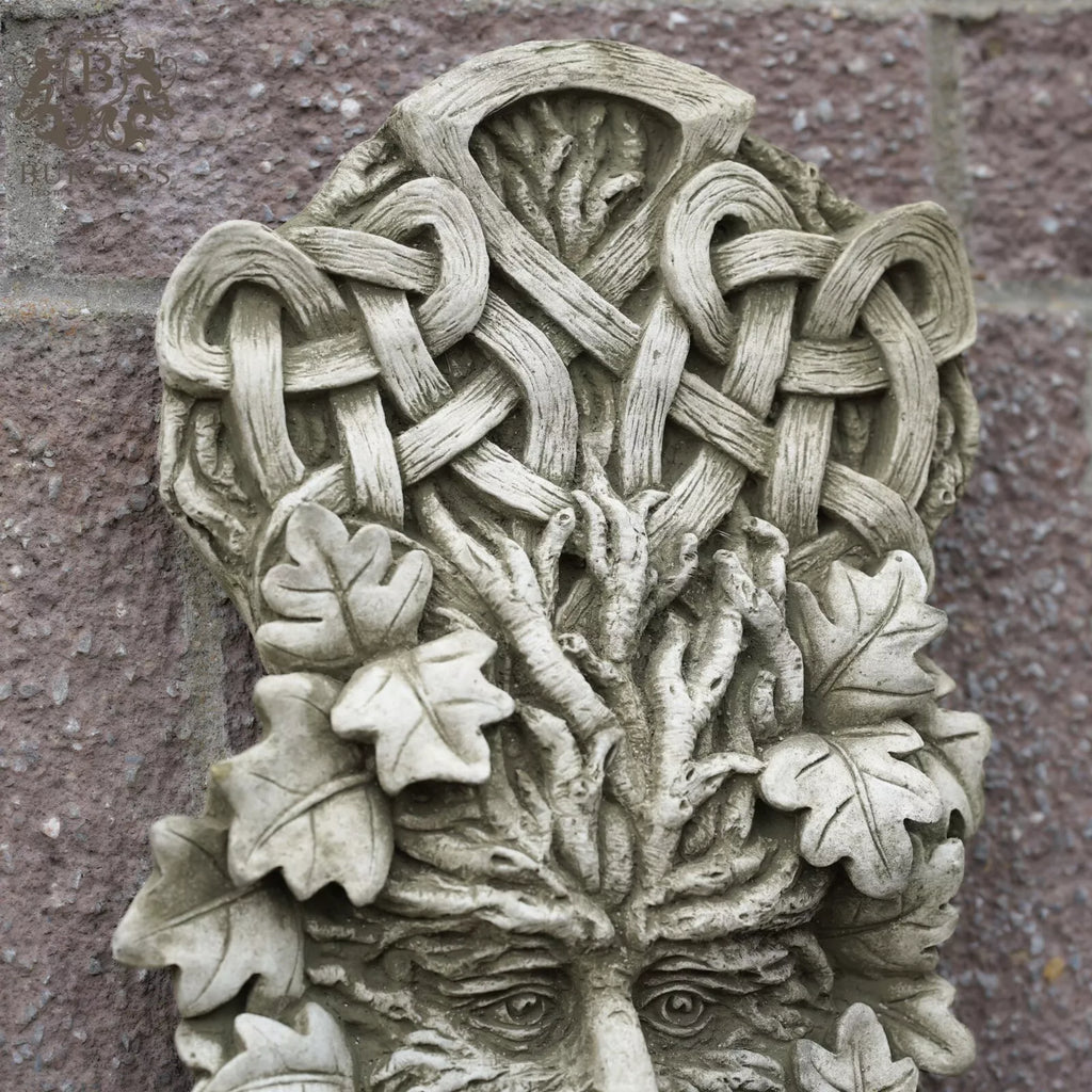 Celtic Greenman Stone Plaque