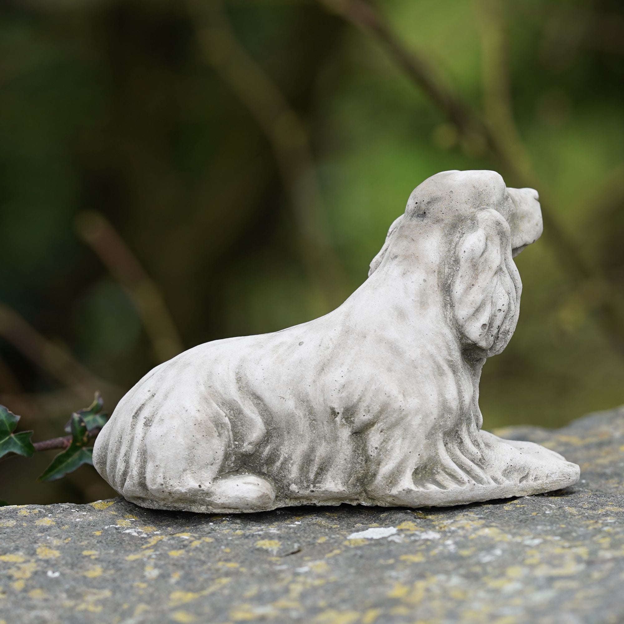 Cocker Spaniel Stone Statue