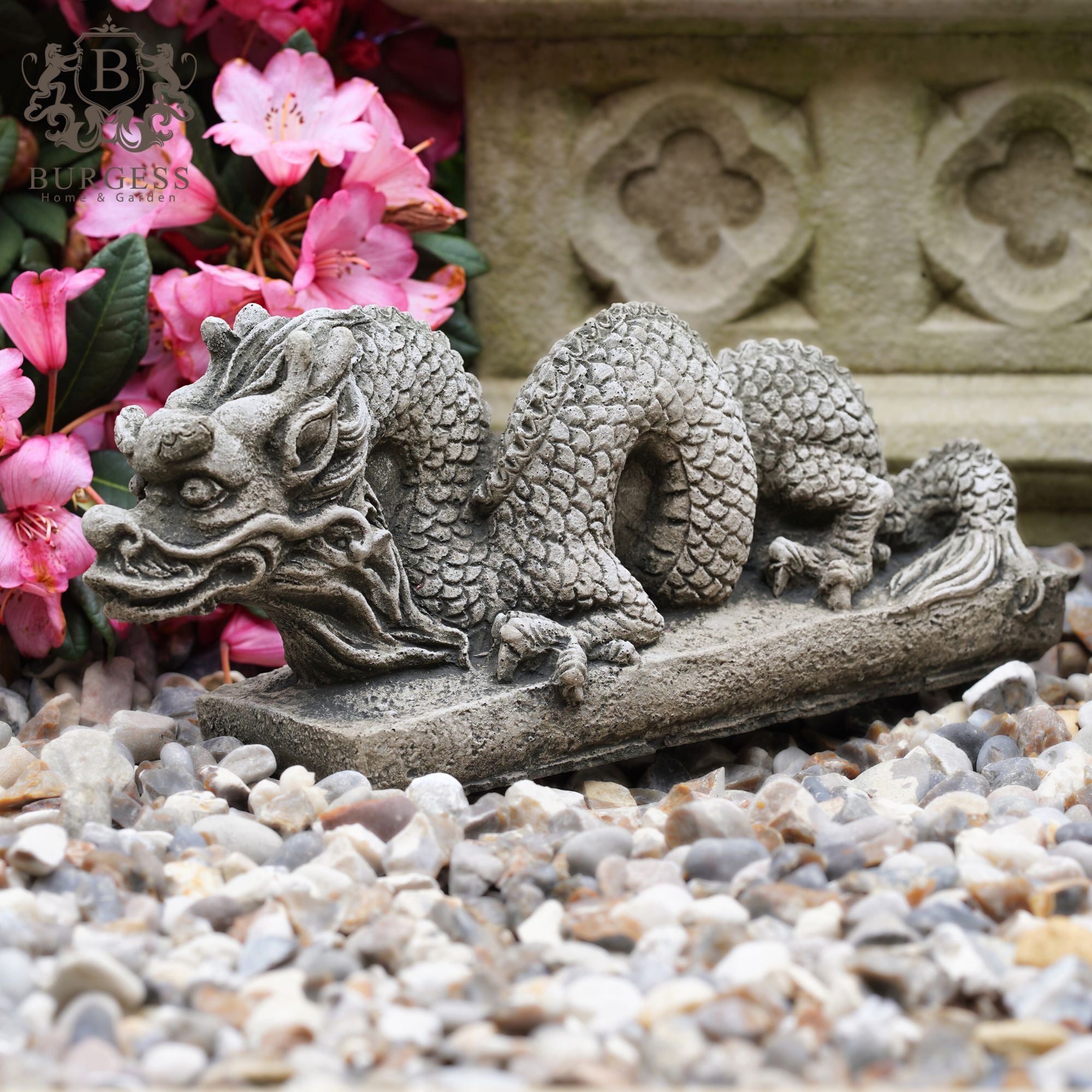 Feng Shui Chinese Dragon Stone Statue