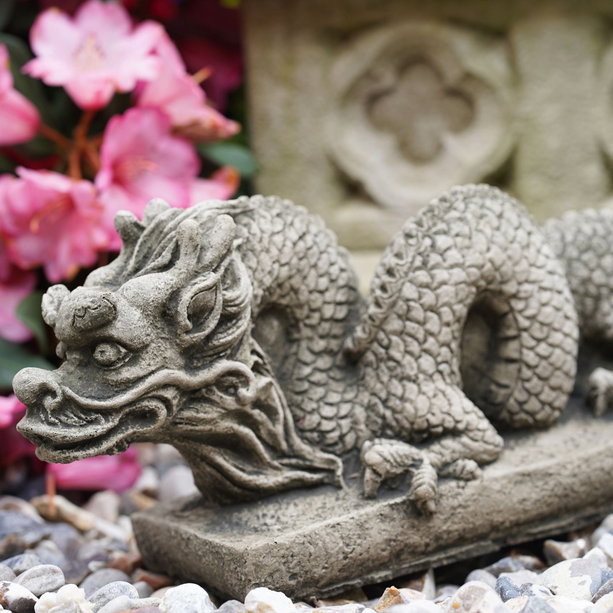Feng Shui Chinese Dragon Stone Statue