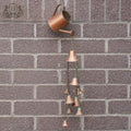 Galvanised Metal Watering Can Wind Chimes