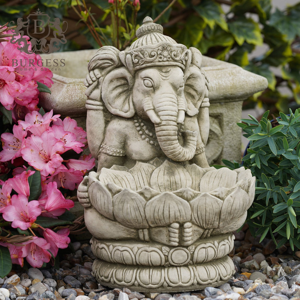 Ganesh Birdfeeder Statue