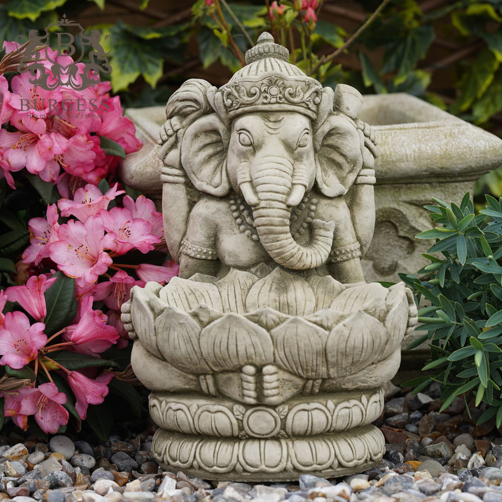 Ganesh Birdfeeder Statue