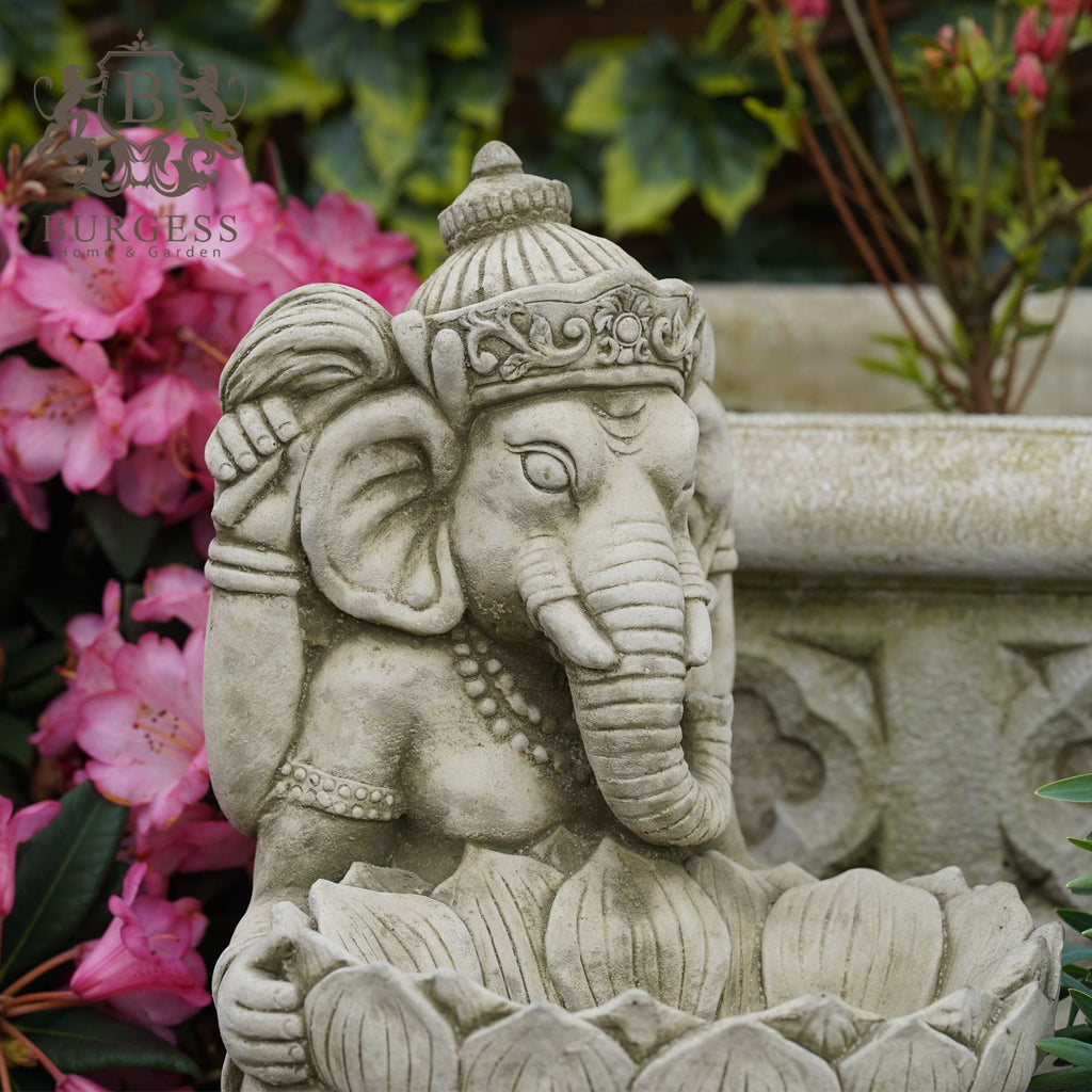 Ganesh Birdfeeder Statue