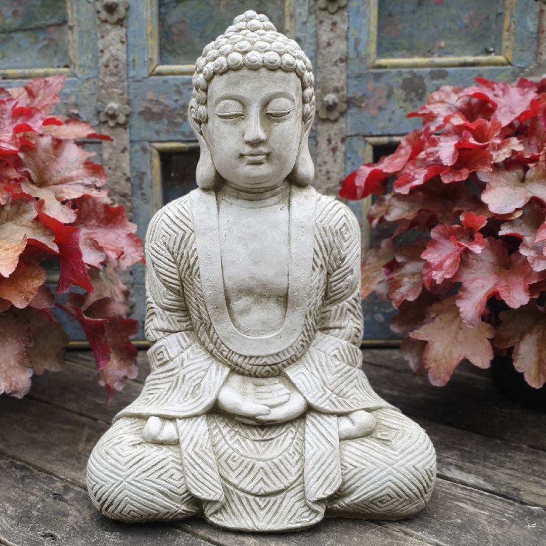 Karma Buddha Stone Statue