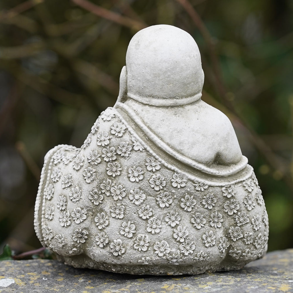 Laughing Buddha Stone Statue