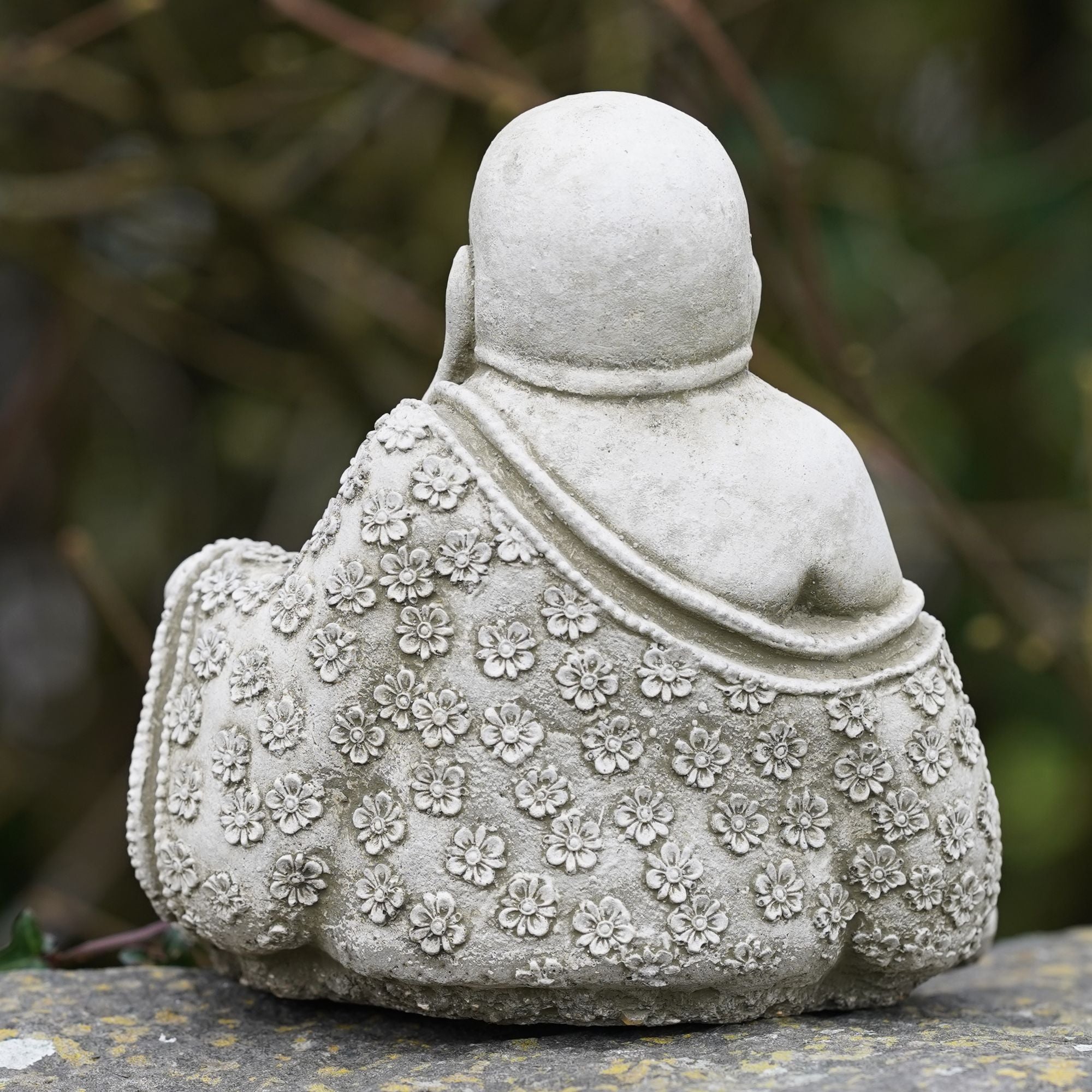 Laughing Buddha Stone Statue