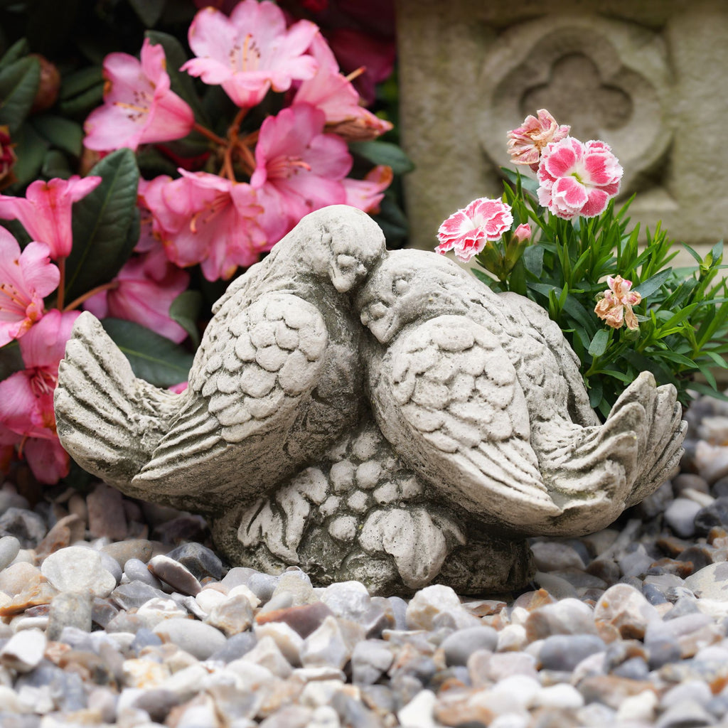 Love Doves Stone Statue