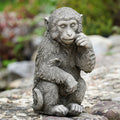 Monkey Stone Statue Ape Gorilla Sculpture