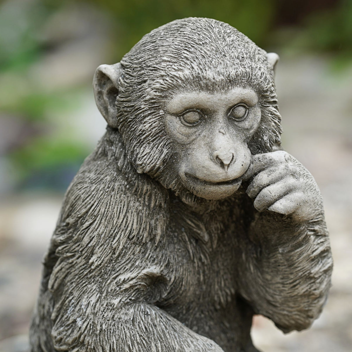 Monkey Stone Statue Ape Gorilla Sculpture