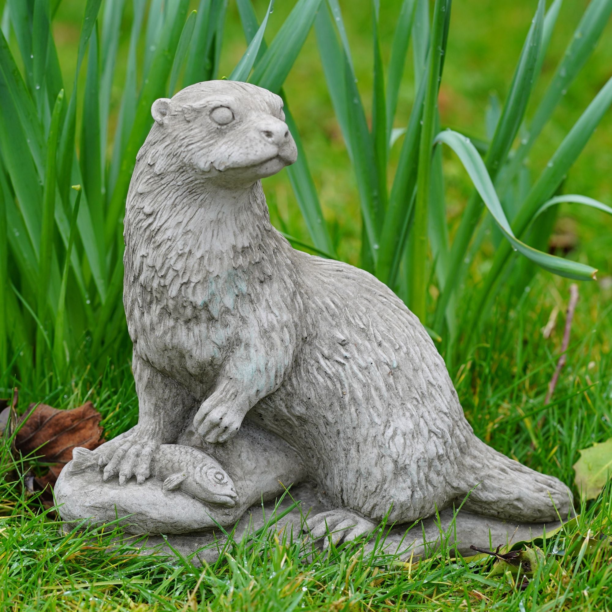 Otter Stone Statue