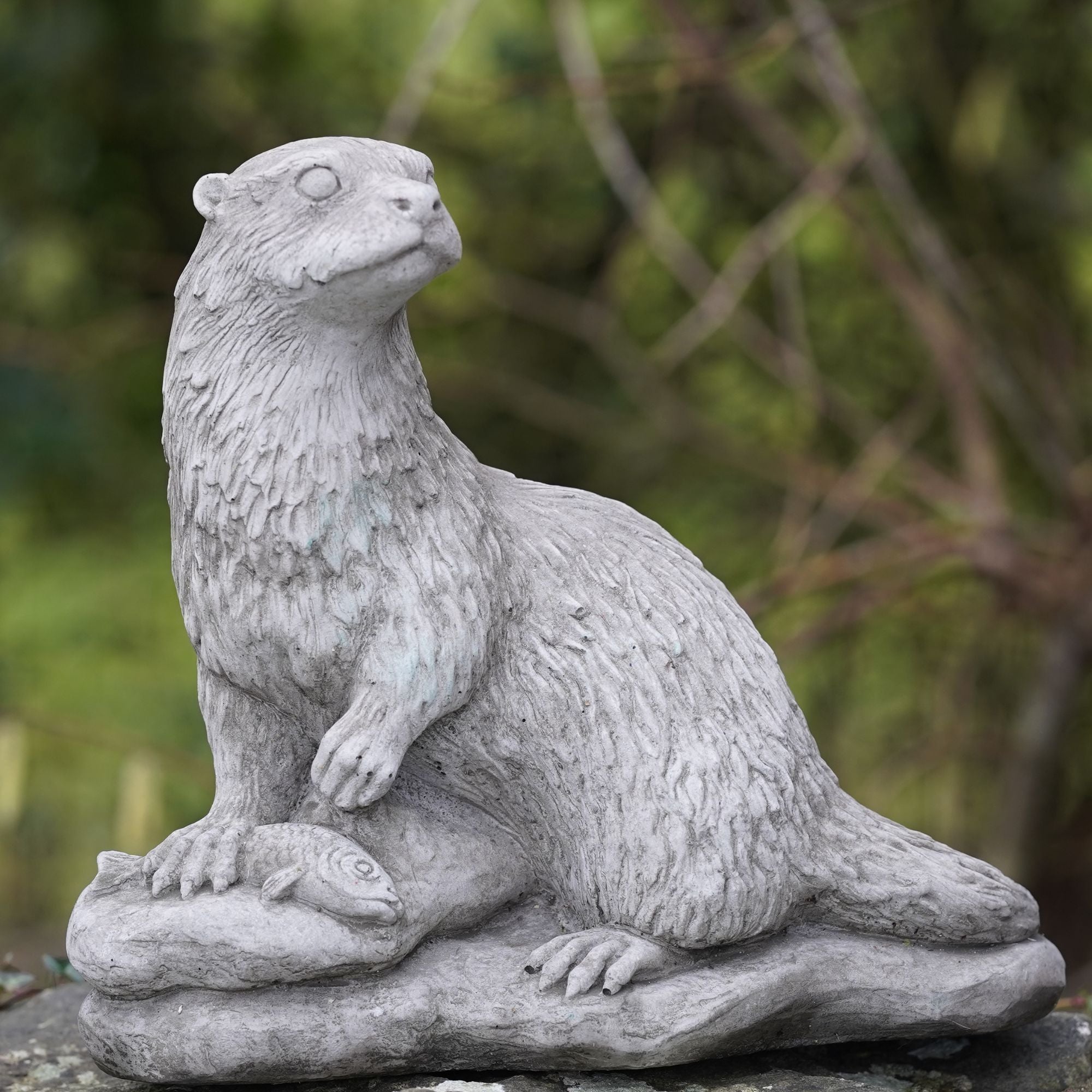 Otter Stone Statue