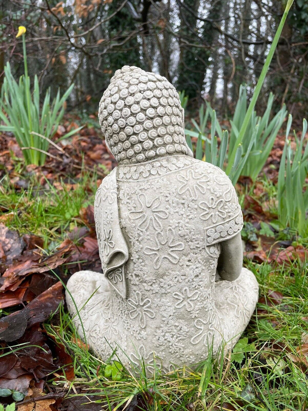 Resting Buddha Stone Statue