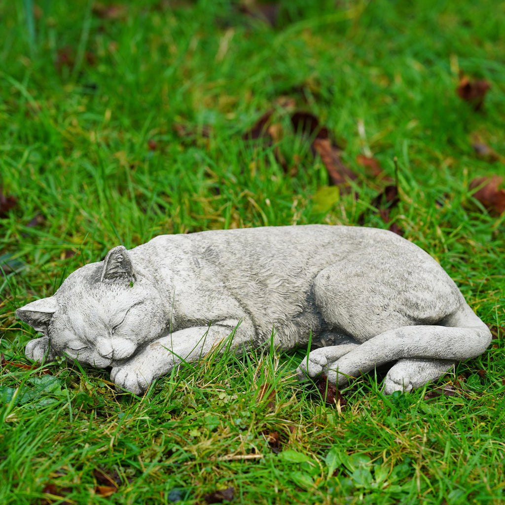 Resting Cat Statue