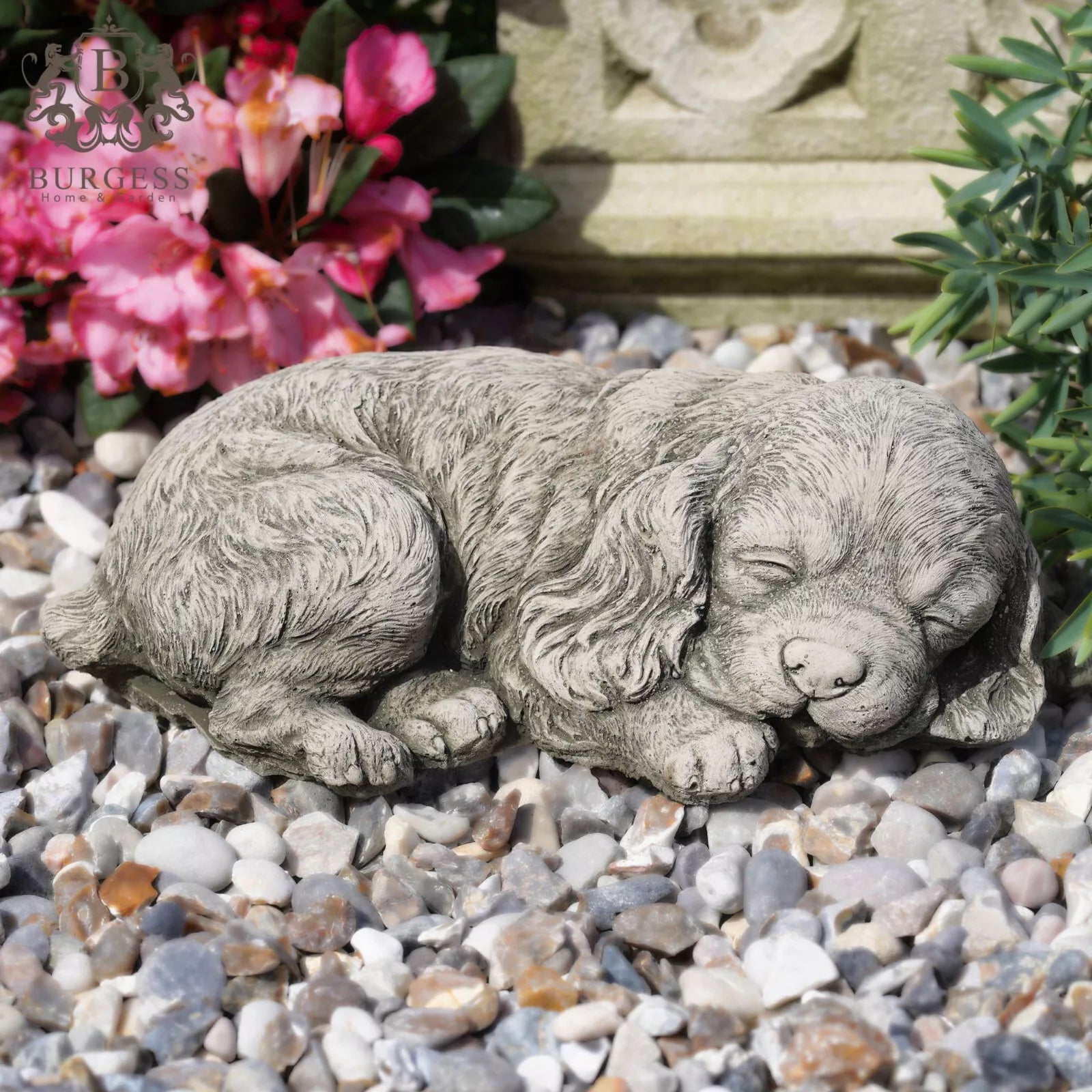 Spaniel Puppy Dog Statue