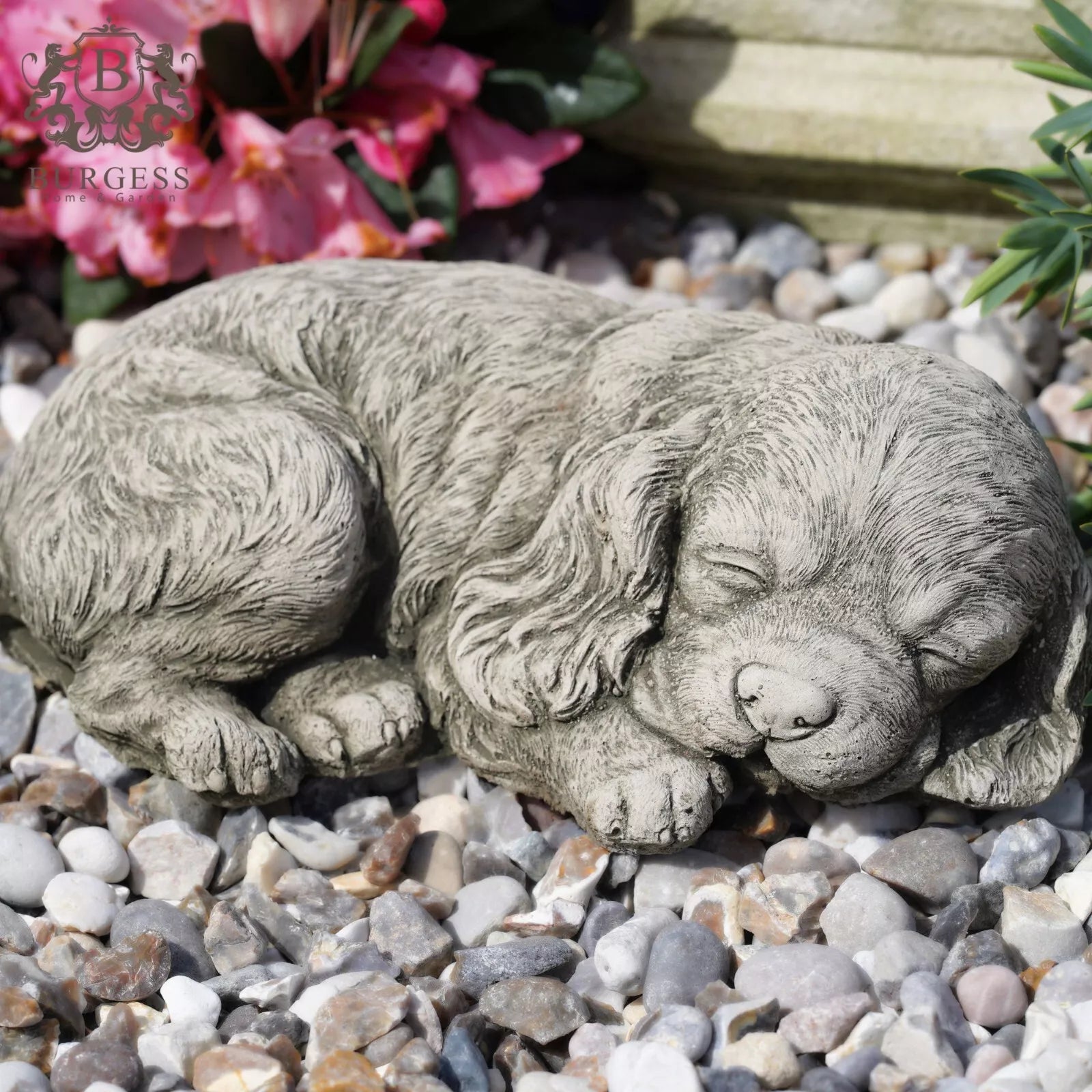 Spaniel Puppy Dog Statue