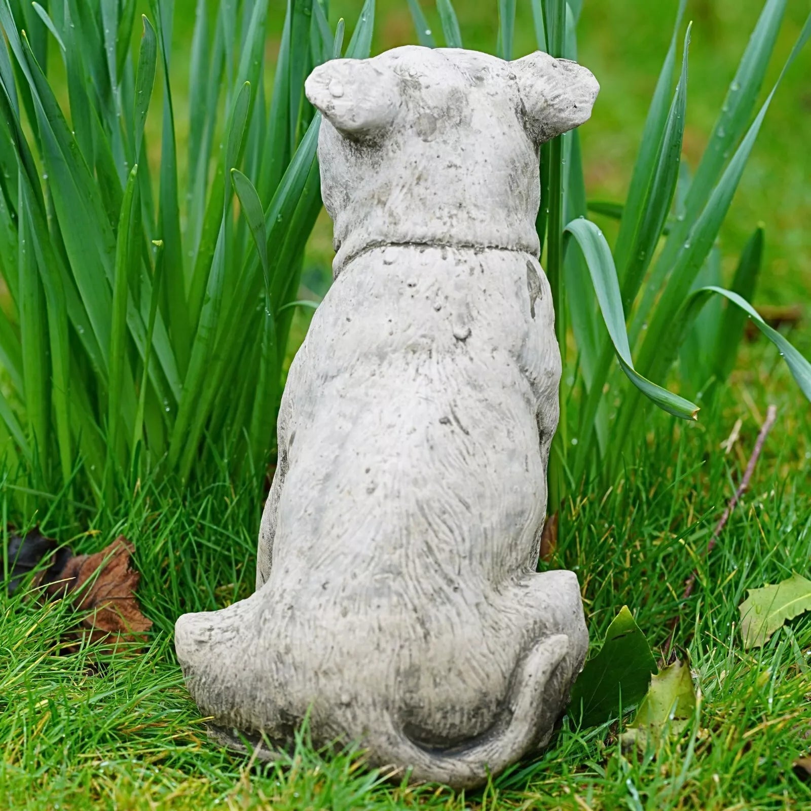 Staffordshire Bull Terrier Dog Stone Statue