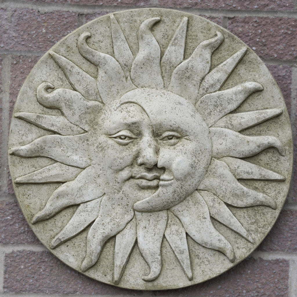 XL Sun Moon Stone Hanging Plaque