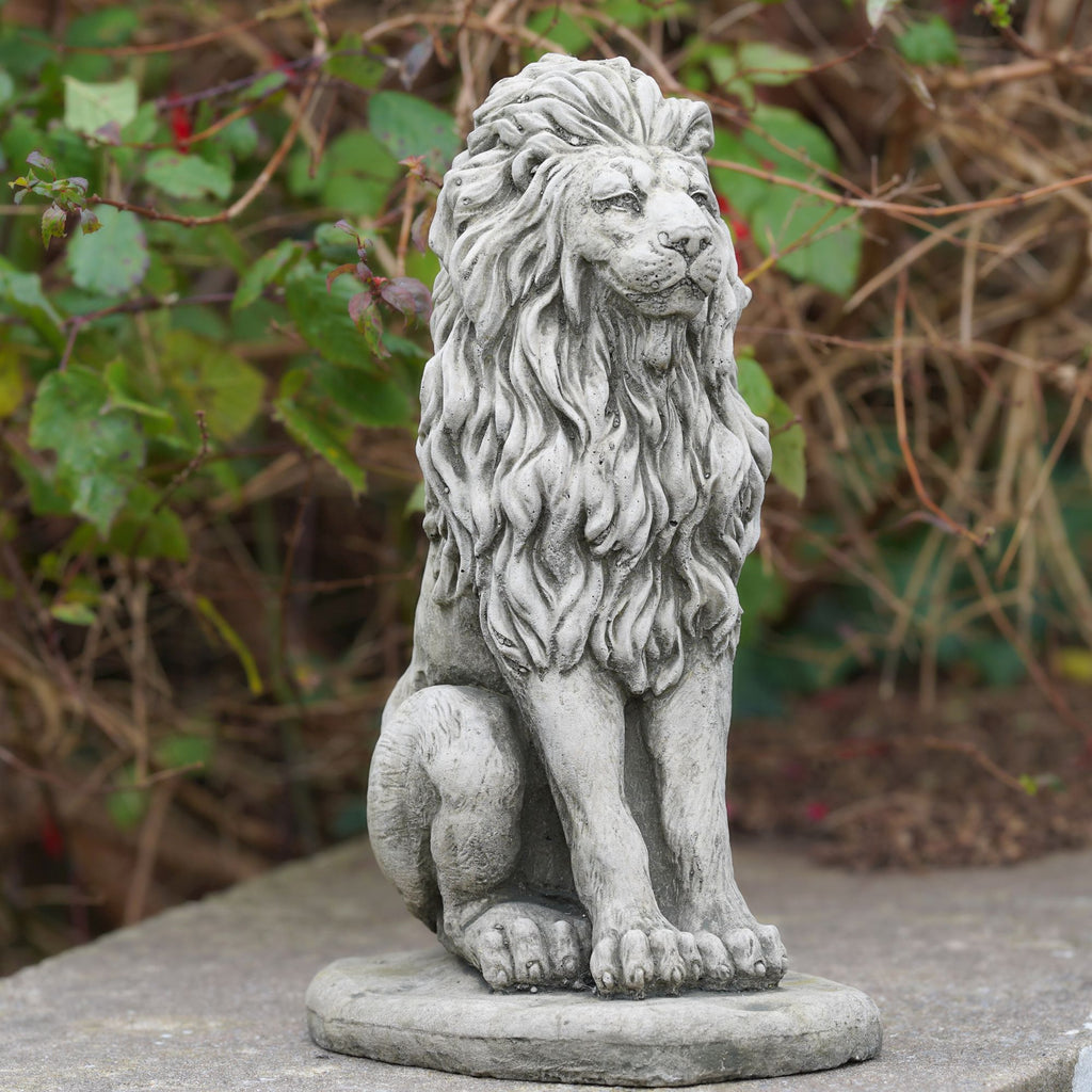 Upright Lion Stone Statue