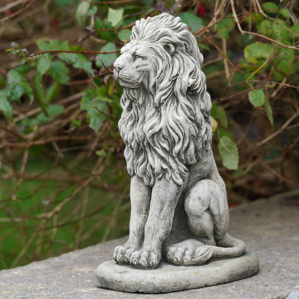 Upright Lion Stone Statue