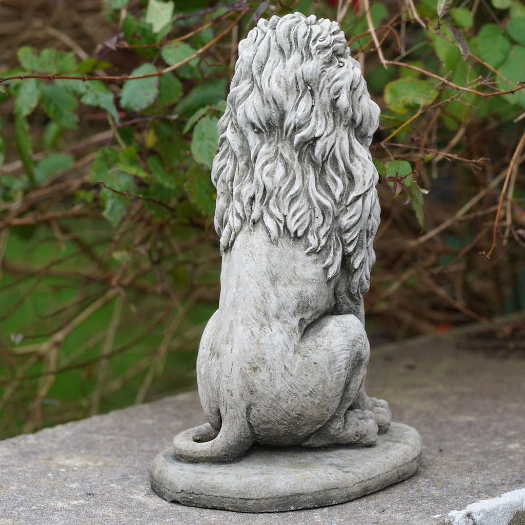 Upright Lion Stone Statue