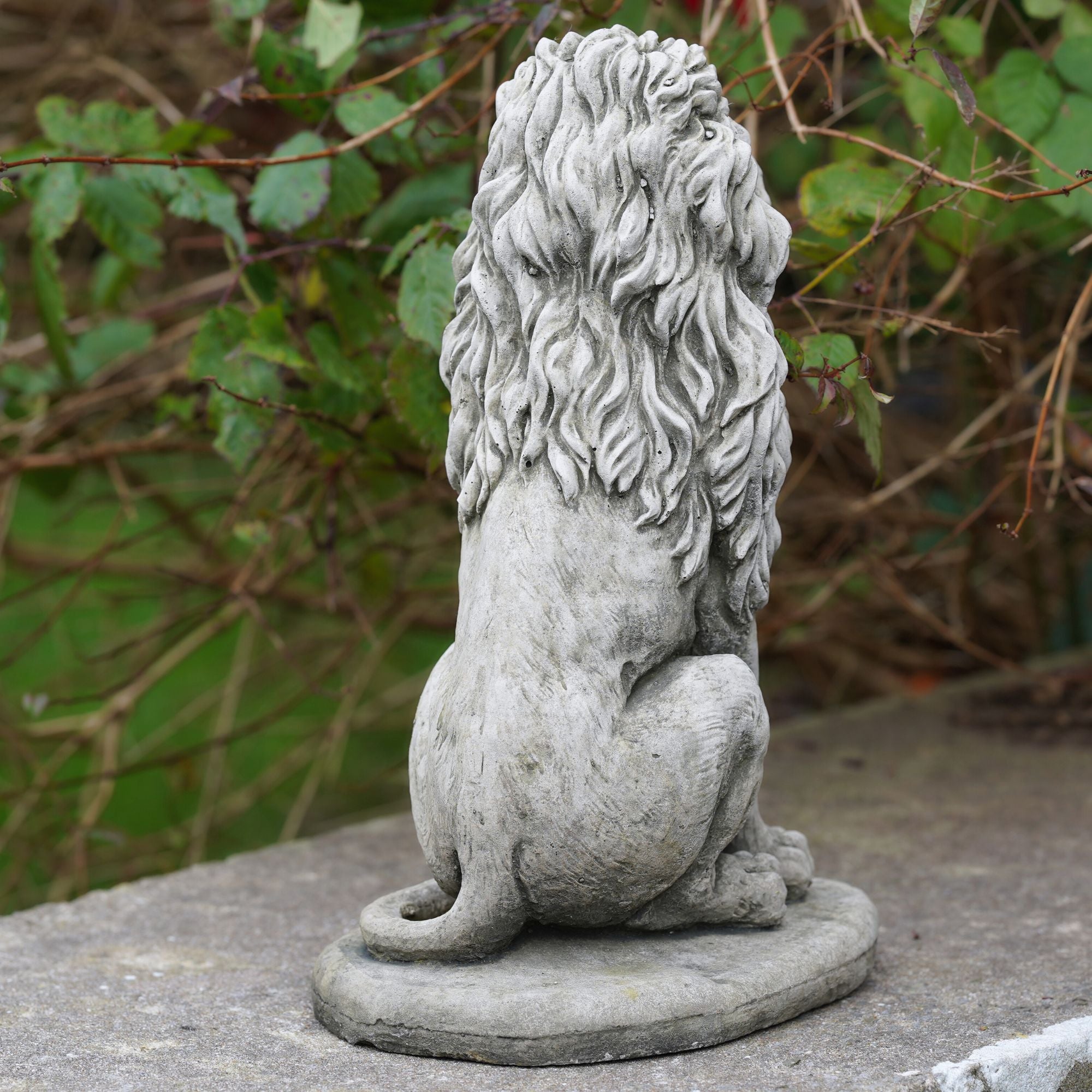 Upright Lion Stone Statue