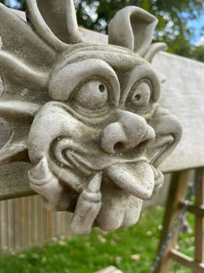 Bony Gremlin Stone Statue