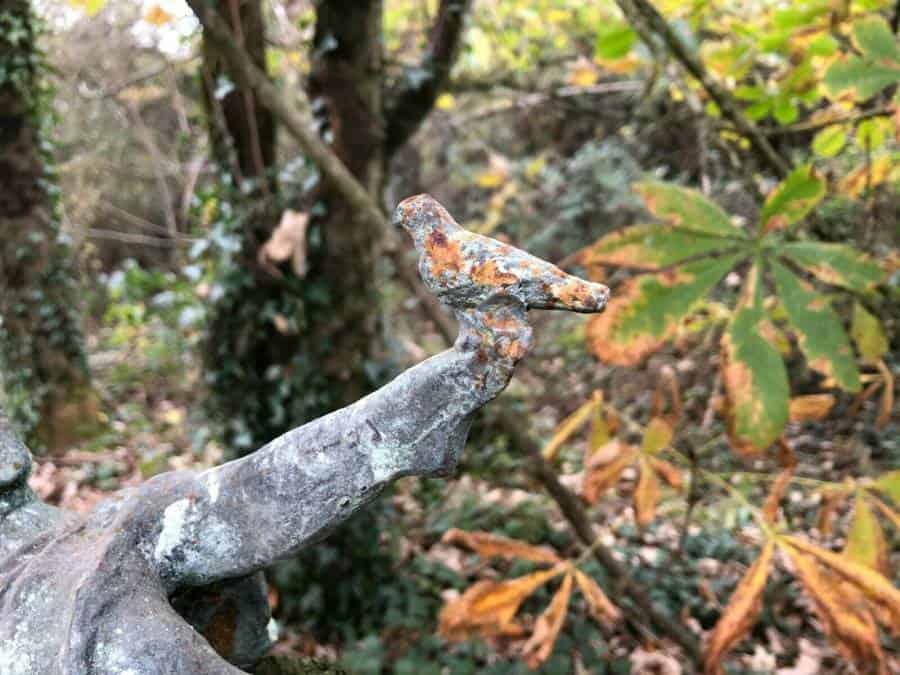 Cast Iron Fairy | Antique Style Verdigris Finish Home Garden Ornament Sculpture