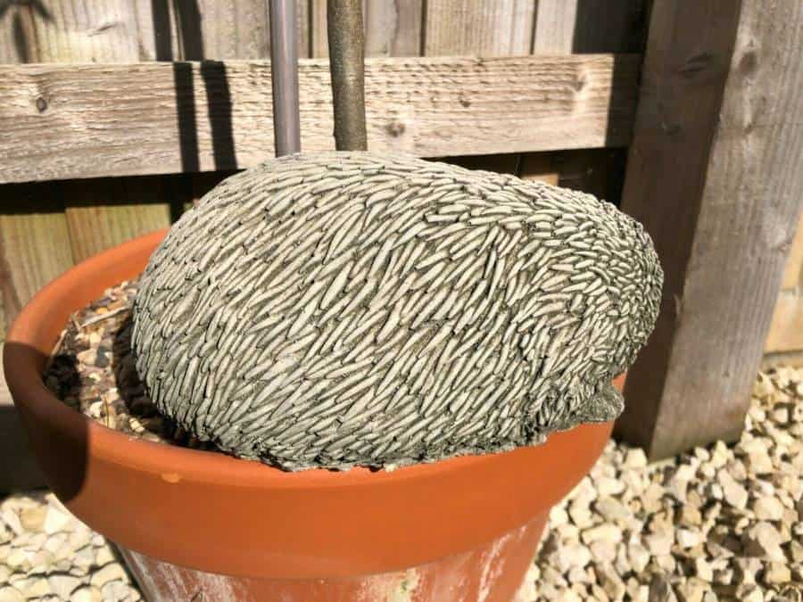 Sleeping Hedgehog Stone Statue