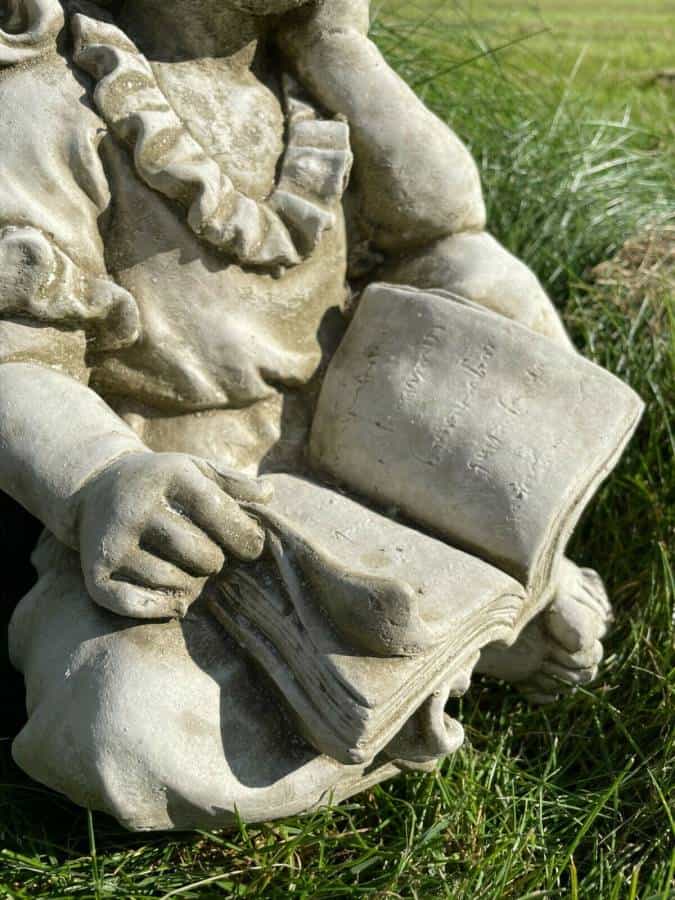 Reading Girl Stone Statue | Classical Garden Ornament