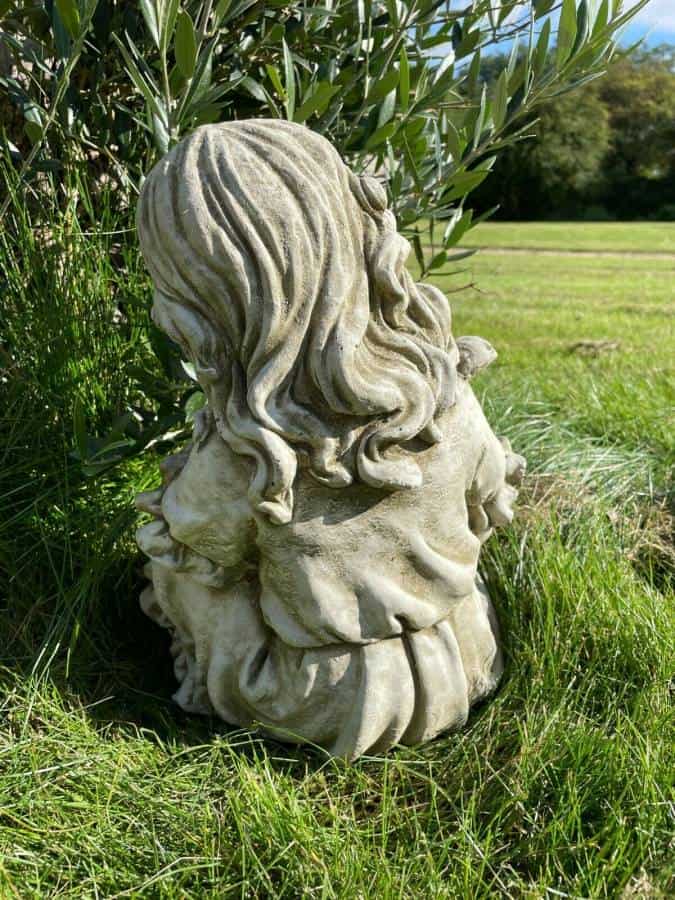 Reading Girl Stone Statue | Classical Garden Ornament