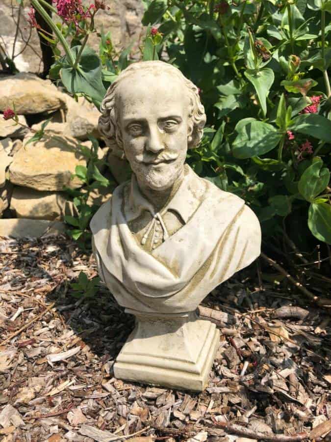 Shakespeare Bust Stone Statue