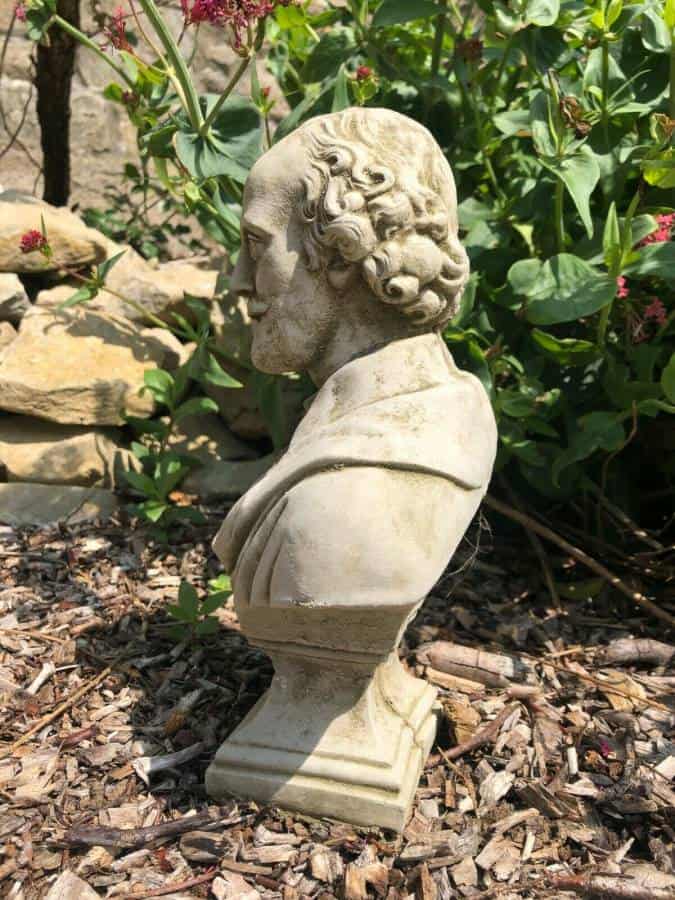 Shakespeare Bust Stone Statue