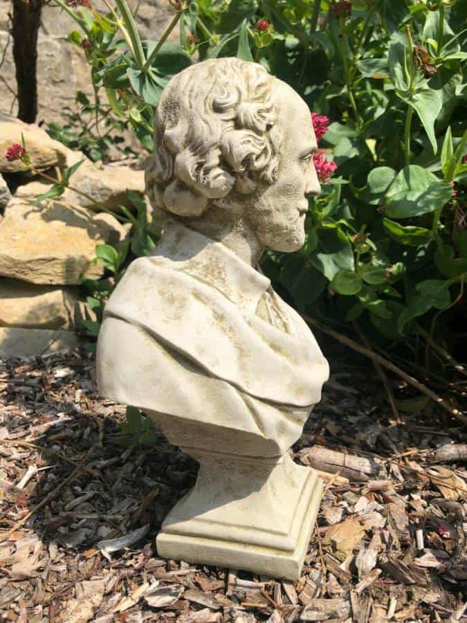Shakespeare Bust Stone Statue