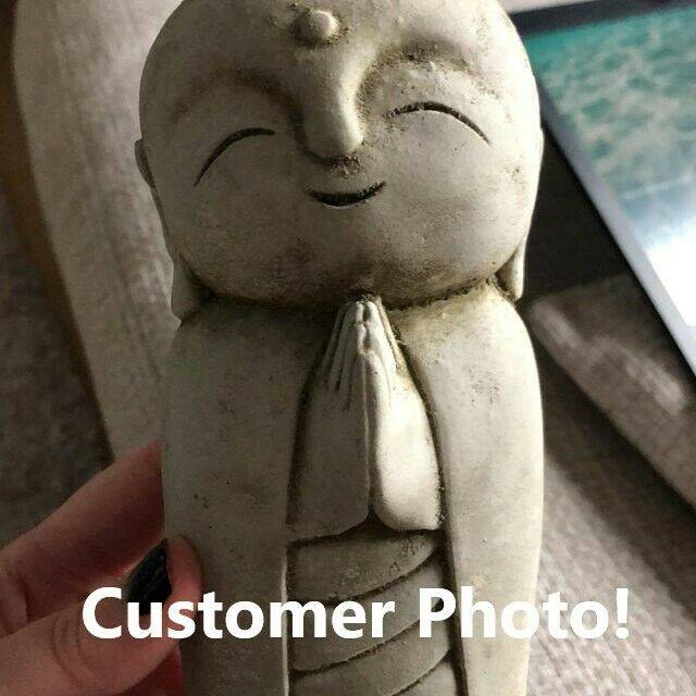 Lovely Monk Stone Statue