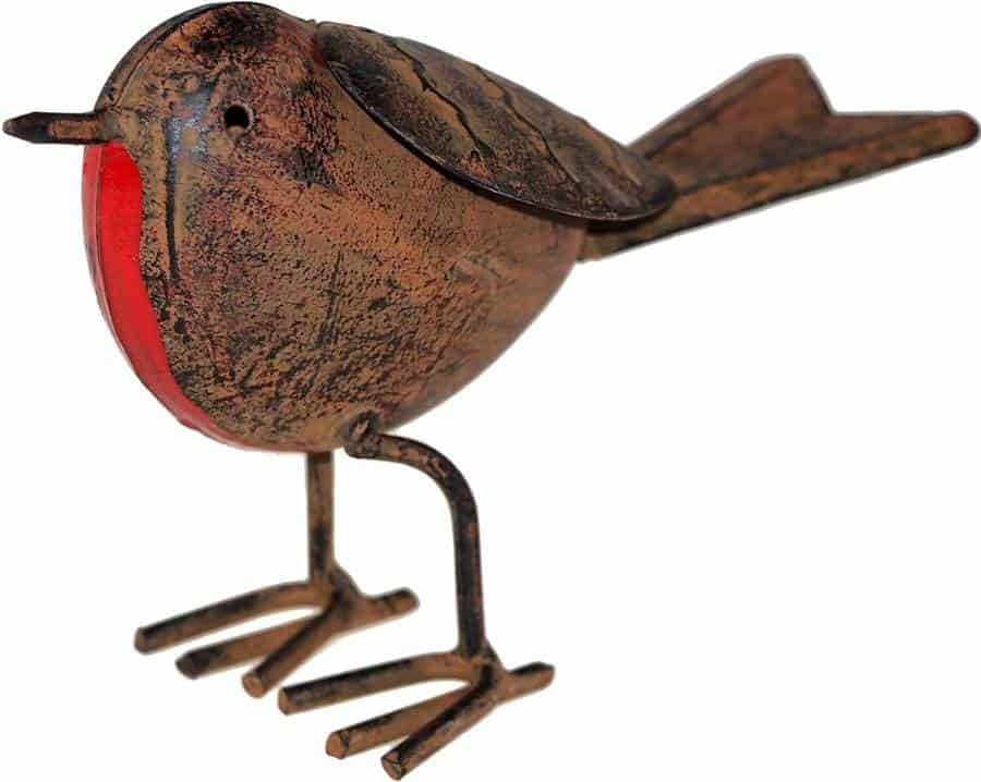 Robin Redbreast Metal Garden Ornament