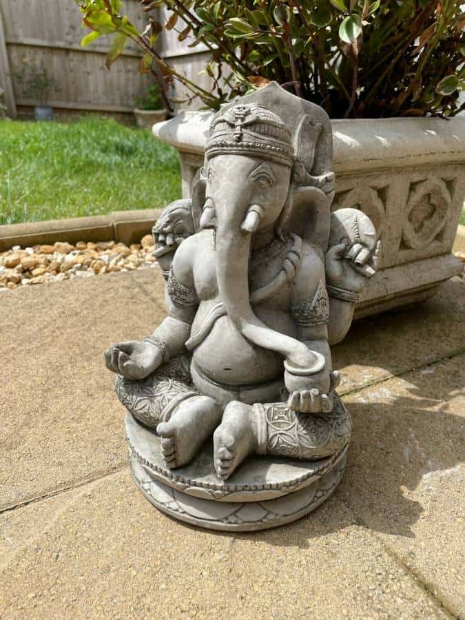 Oriental Ganesh Stone Garden Statue