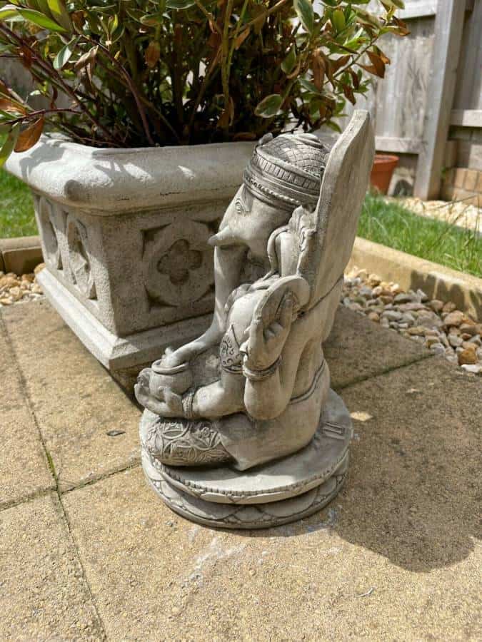 Oriental Ganesh Stone Garden Statue