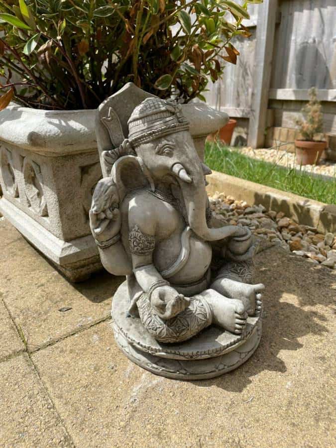 Oriental Ganesh Stone Garden Statue