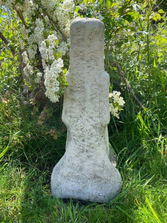 Easter Island Moai Head Bust Stone Statue
