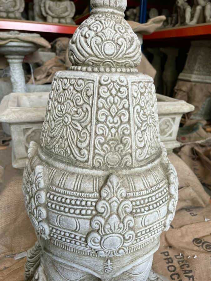 XL Thai Buddha Head Stone Statue